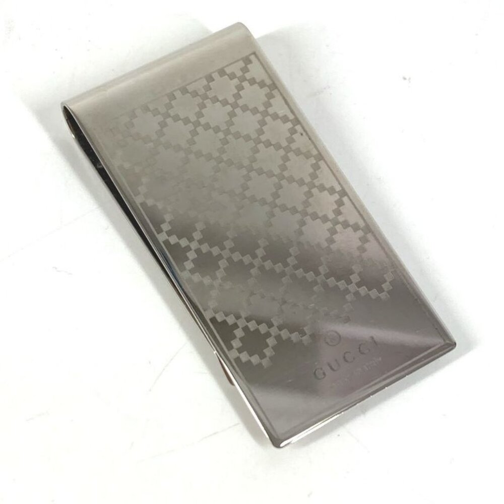 Gucci Money Clip Logo SV 925 Silver